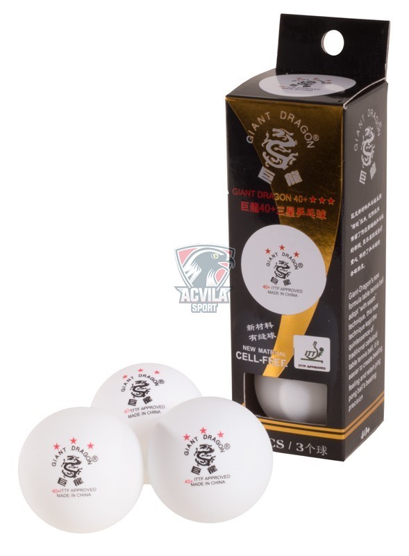 Minge tenis masă Giant Dragon ITTF 40+ 3 stele - acvilasport.md photo Minge tenis masă Giant Dragon ITTF 40+ 3 stele