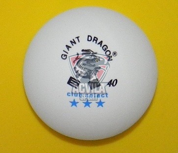 photo Мяч для настольного тенниса Giant Dragon ClubSelect 40mm 3 звезды