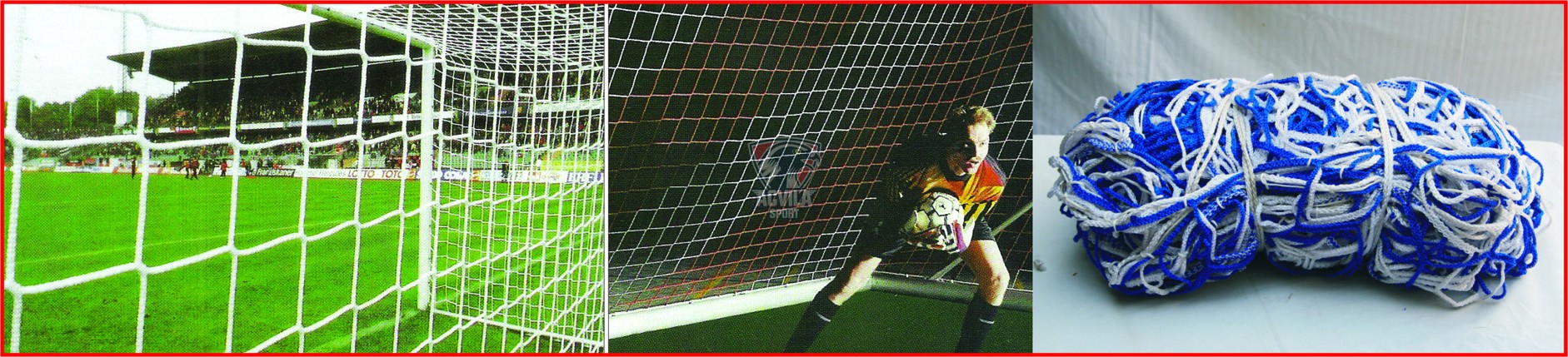 Plasa porti fotbal VIXEN 7,5mx2,5m (4mm) - acvilasport.md photo 1 Plasa porti fotbal VIXEN 7,5mx2,5m (4mm)