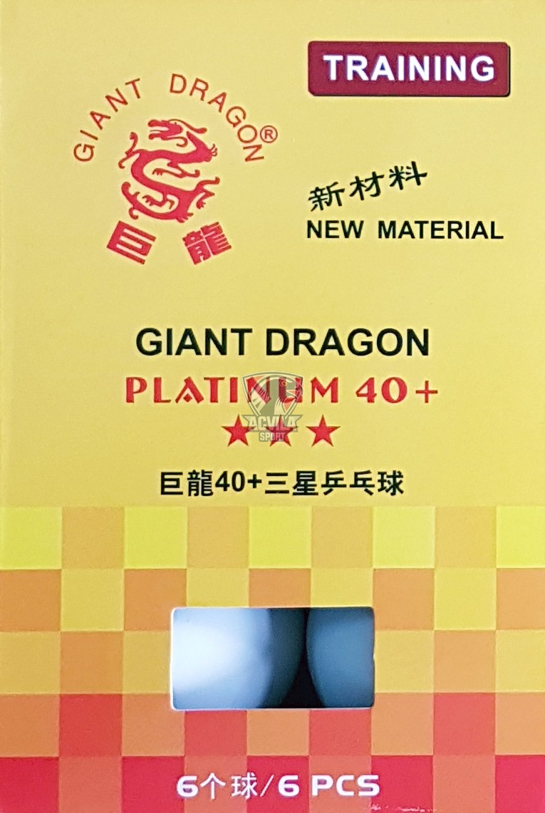 photo 1 Мяч для настольного тенниса Giant Dragon Platinum 40+ 3 звезды