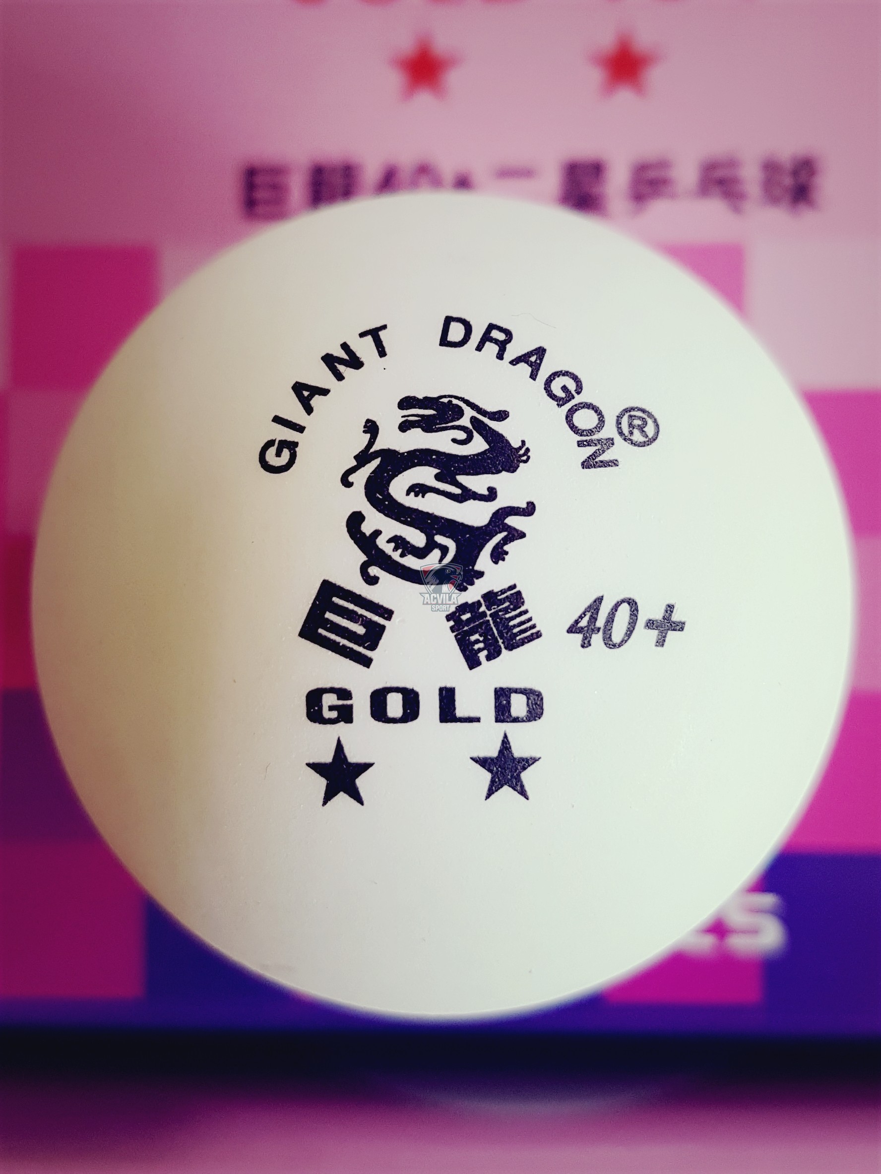 photo 1 Minge tenis masă Giant Dragon Gold 40+ 2 stele