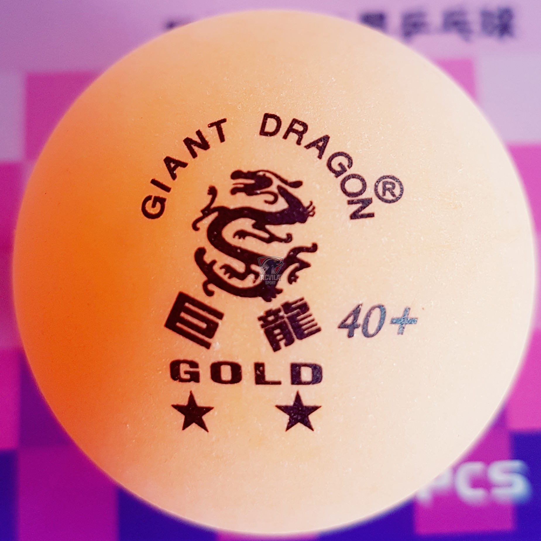 photo 2 Minge tenis masă Giant Dragon Gold 40+ 2 stele