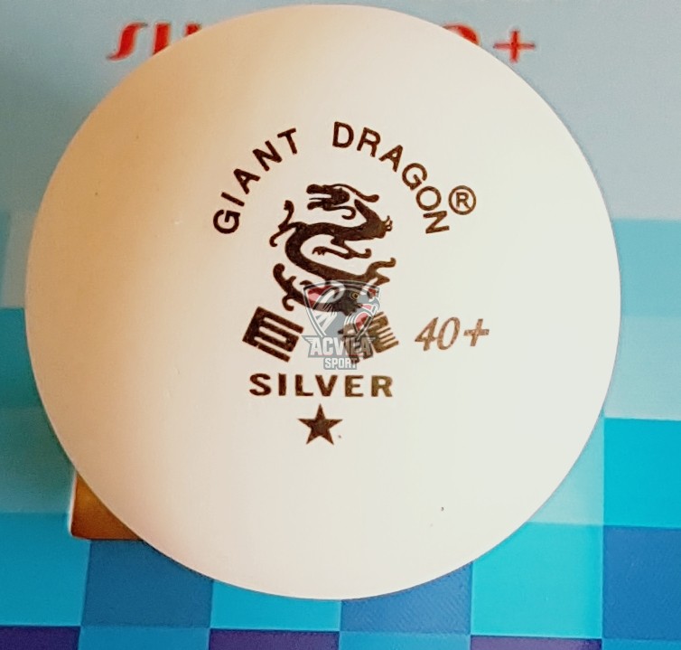 Minge tenis masă Giant Dragon Silver 40+ 1 stea - acvilasport.md photo 1 Minge tenis masă Giant Dragon Silver 40+ 1 stea